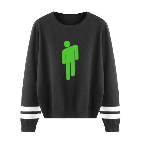 

2019 billie eilish hoodie sweater couple bille eilish sweatshirt simple keep warm women/men hoodie clothes, White;black