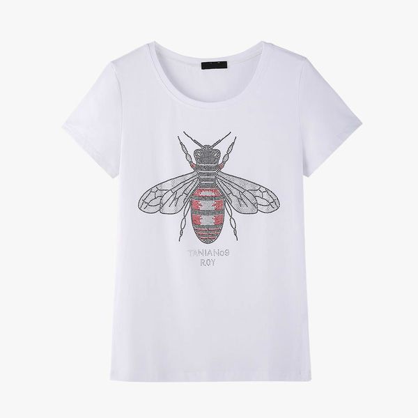 t shirt con brillantini