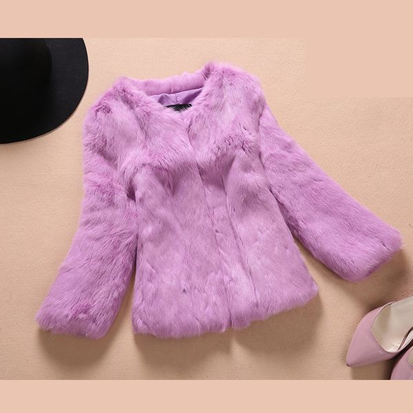 

whole skin natural fur coats women plus size s - 6xl real leather fur jackets genuine overcoat 2018 autumn winter, Black