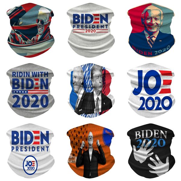 

grid fashion polyester bandana hip-hop biden mask ride outdoor bandanas biden mask outdoor sports neck cycling face mask head sca #370, Black