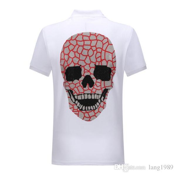 

2019 оптовая мужская одежда хлопок большой размер с короткими рукавами футболки лето нагрудные рубашки поло филлип равнина бесплатная достав, White;black