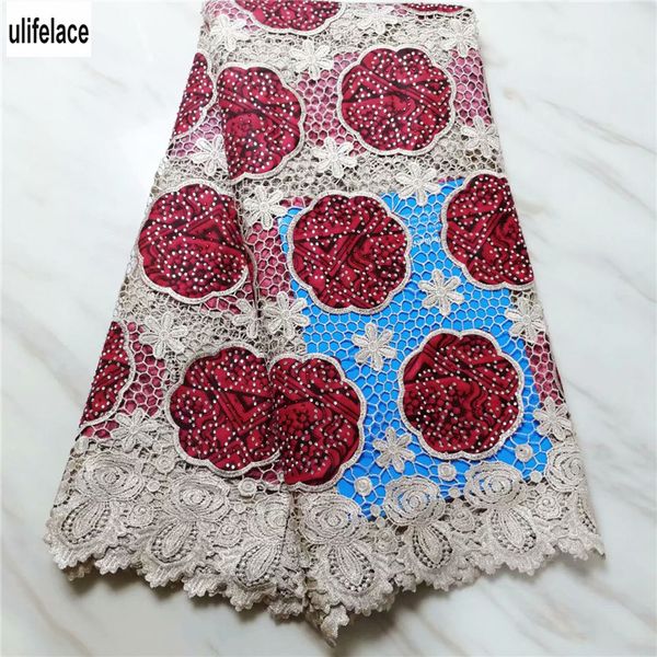 

high end нигерийские кружевные ткани высокого качества воск кружевной ткани африканский гипюр ткани новые воск шнур кружева для женщин свадь, Black;white