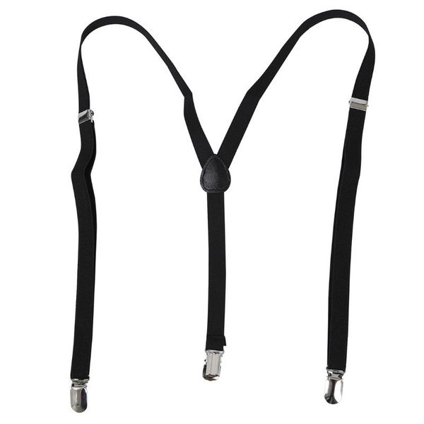 

black y back elastic suspender strap pants braces adjustable for lady, Black;white