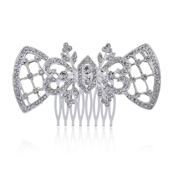 

wedding party 10x6cm заколки из бисера цветок листьев головной убор невесты корона бриллиантовый головной убор для невесты актерского начала, Golden;silver