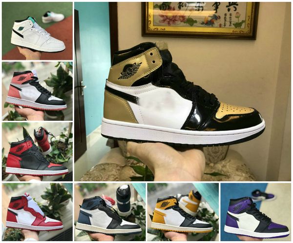 

2020 high 1 og 3 banned bred royal blue mid hare men women basketball shoes retroes 1s red toe shoe shattered backboard white sneakers