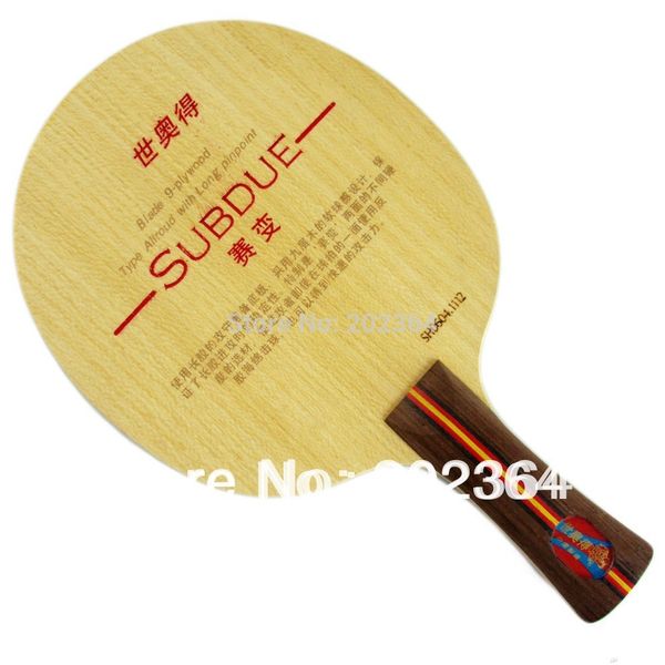 

sword subdue 9-plywood allround long shakehand fl table tennis blade for long pips-out pingpong rubber