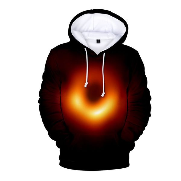 Komik Siyah 3D Baskılı Casual Tişörtü Rahat Erkekler Hoodies Uzun Kollu Tasarımcı Tişörtü Artı Boyutu S-4XL