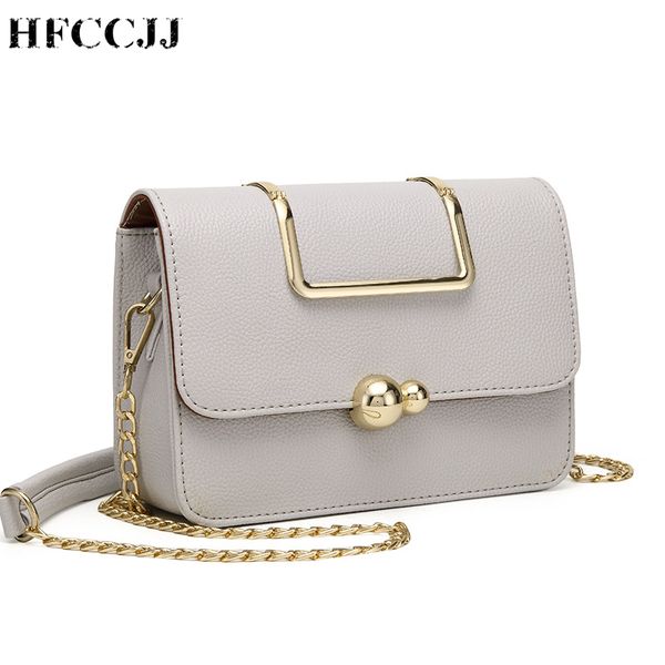 

new fashion gourd hardware lock women bags flap bag personality leather small women shoulder bag casual women's chain hc035