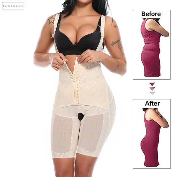 

для женщин всего тела shaper талии underbust cincher корсета регулируемый талии тренер фирма bodysuits послеродовая shapewear плюс размер, Black;white