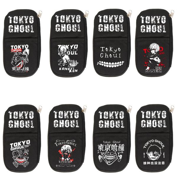

tokyo ghoul cosplay canvas pencil case zipper cartoon cosmetic make up bag stationery bag gift