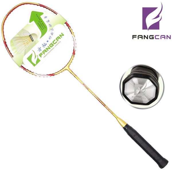 

2pcs fangcan n90ii 100% carbon graphite badminton racket for defensive and offensive players one piece option with string