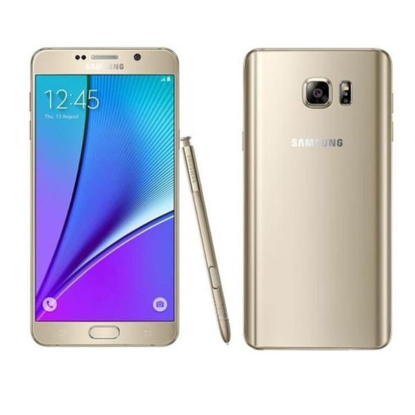 Originale Samsung Galaxy GALAXY Note5 Nota 5 N920A N920T Octa Core 4 GB di RAM 32 GB ROM Android5.1 5.7 pollici 3000 mAh 4G LTE Smartphone