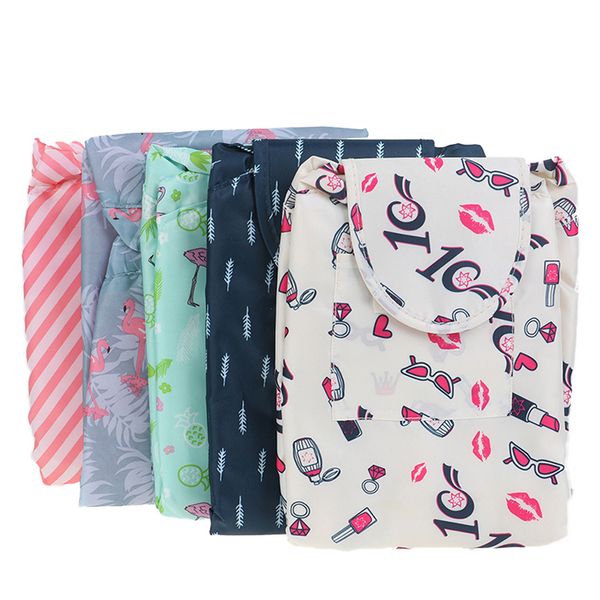 

1pc creative portable lazy wash storage bag bundle cosmetic storage bag folding toiletry wash kit bath box 55*66cm