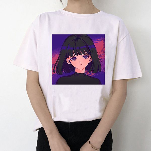 

sailors moon 90s funny t shirt harajuku clothes tshirt aesthetic cat anime women cute female t-shirt kawaii tees fashion ullzang, White