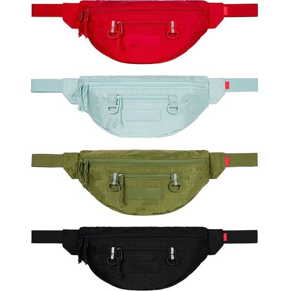 

19ss Box Логотип Печатная Талия Сумка High Street Хип-Хоп Диагональ Пакет Путешествия Cross B