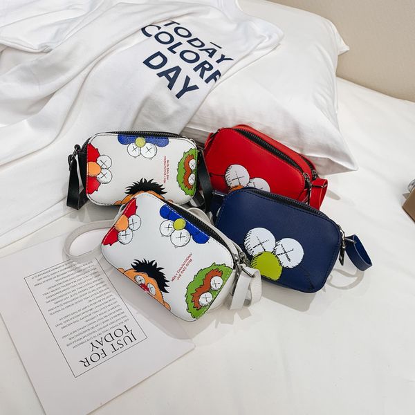 

children shoulder bag cartoon bai da xiao square bag funny playful girls shoulder 2020 new year purse