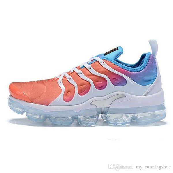 

2019 new arrival tn plus pink blue white designer running shoes for men women outdoors sports sneakers jogging size 36-45, White;red