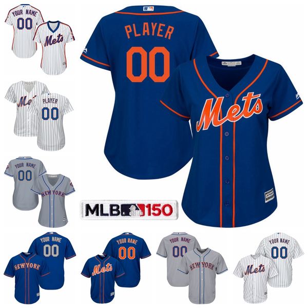 

men kids women baseball 48 jacob degrom jersey 32 steven matz robinson cano pete alonso david wright gil hodges brandon nimmo jeff mcneil, Blue;black