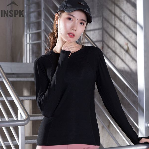 

inspk new style fitness long sleeved yoga women sportswear,elastic sport tee shirt for running,training,yoga,gym, White;red