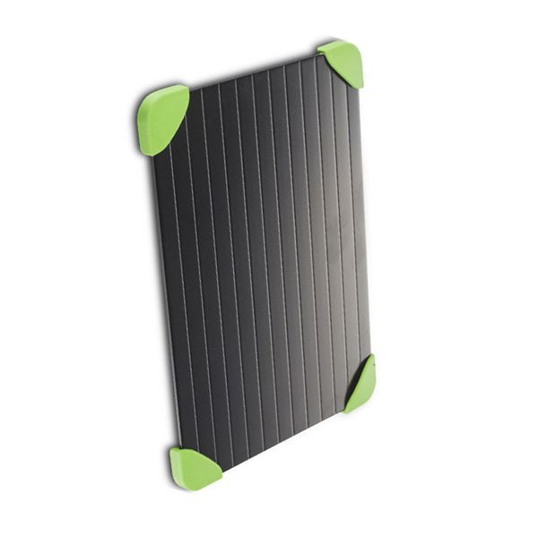 

rectangle silicone feet magic fast uning of food thawing tray meat rib defrosting board defrost food in minutes aluminum