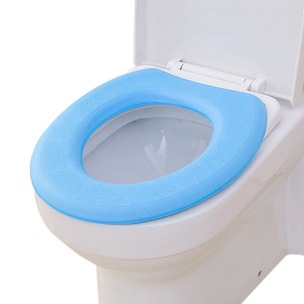 

New EVA Warmer Toilet Seat Cover for Bathroom Products Cushion Pads Use In O-shaped Flush Overcoat Toilet Case