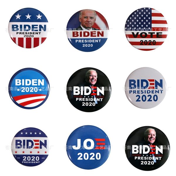 

10 1 pcs golden biden badge embroidery patches for clothing iron patch for clothes applique sewing accessories on stickers clothes iron o #9, Silver