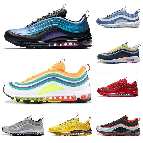 

2019 Sean Wotherspoon Neon Green Running Shoes Fashion Regency Red Leopard Bright Citron OG Laser Fuchsia Mens Womens Trainers Sneakers