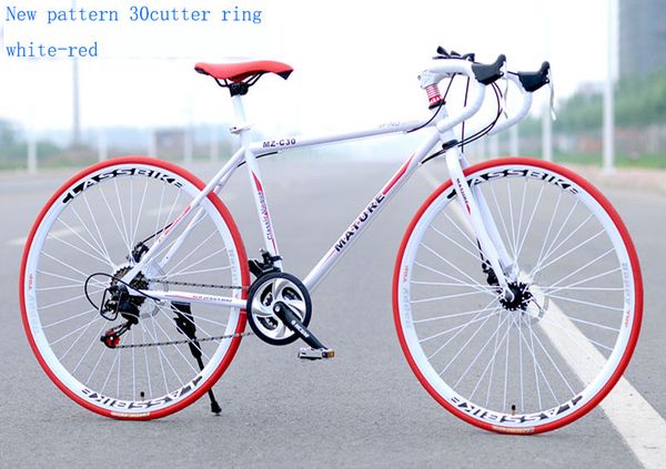 

bicycle high carbon steel road bike 700c(27.3-inch) 21 speed sports car disc brake variable speed student car