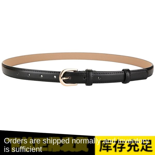 

qhuzn simple all-match fashion personalized leather decorative women's belt simple all-match fashion personalized leather decorative wo, Black;brown