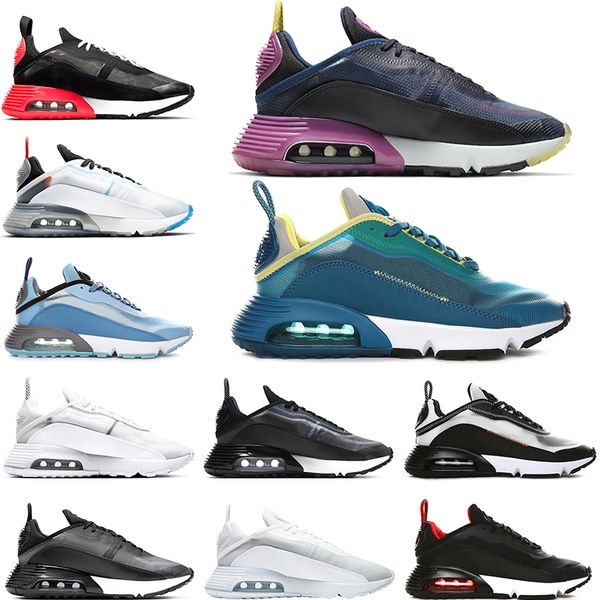 

2090 men women running shoes pure platinum sneakers triple black white mens trainer sports size 36-45 drop shipping