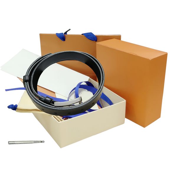 

belts mens womens belt black genuine leather black gold smooth buckle with orange box orange dust bag orange gift bag 71-83, Black;brown