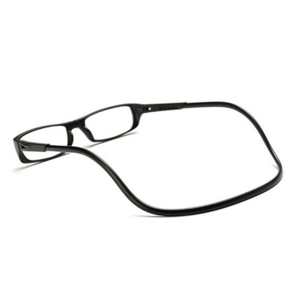 Großhandels-Verbesserte Unisex-Magnet-Lesebrille Magnet-Lesebrille Verstellbarer Hals Presbyopie-Brille Unisex Kostenloser Versand