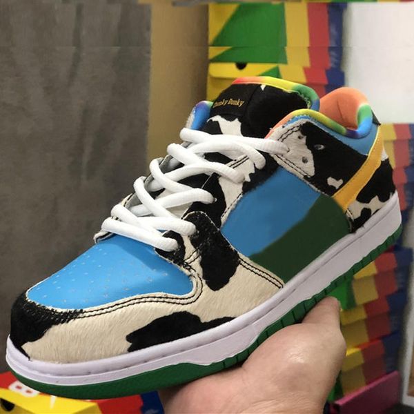 

ben & jerrys x sb dunk low pro qs chunky dunky mens womens running shoes 2020 casual skateboard shoes sports sneakers chaussures 36-45