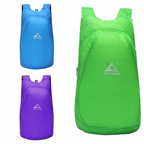

20l outdoor foldable backpack lightweight packable pack waterproof rucksack daypack camping hiking cycling travel bag