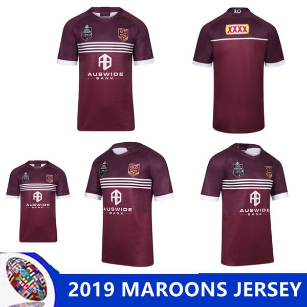 

2019 maroon jer ey queen land 2018 qld maroon malou rugby jer ey 2019 qld maroon tate of origin rugby jer ey ize 3xl