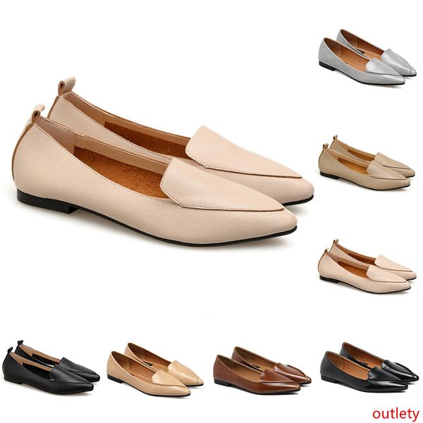 

fashion women s vintage british style casual lattice flat shoes with pointed shallow mouth outdoor walking shoes main7