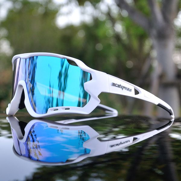 

acexpnm brand new polarized cycling glasses mountain bike cycling goggles outdoor sports sunglasses uv400 eyewear 4 lens