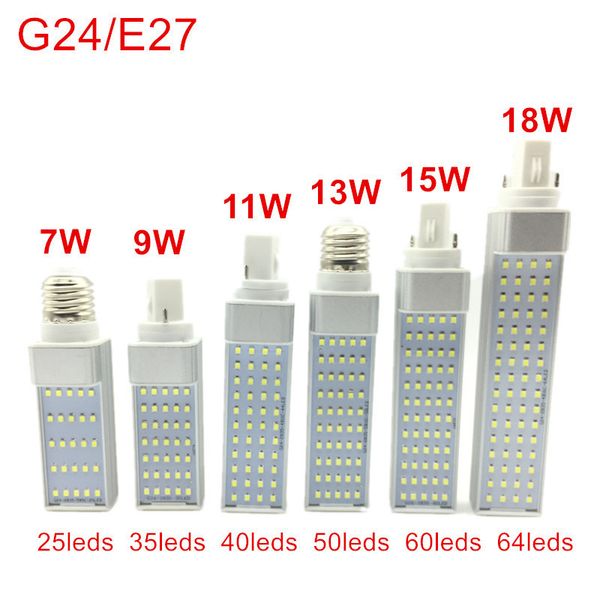 

e27 g24 led bulbs 7w 9w 11w 13w 15w 18w led indoor spotlight ac85-265v warm white cold white led lights