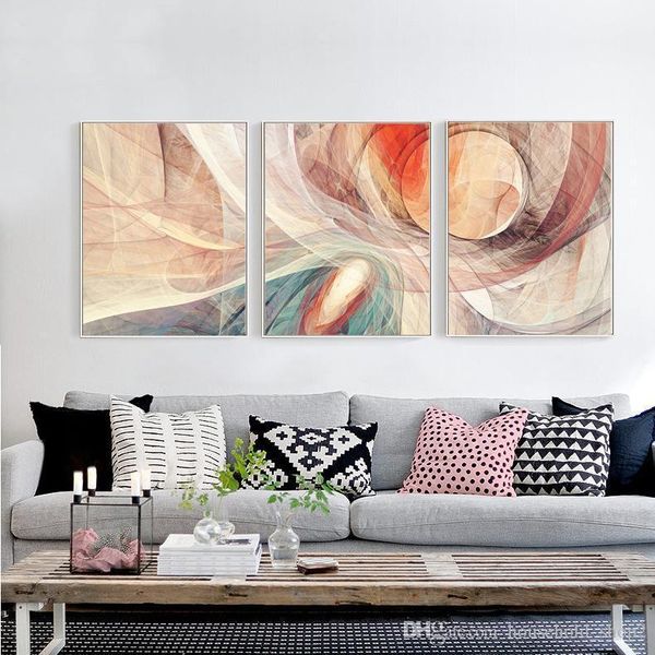 

2018 abstract canvas wall paintings modern colorful 40*60cm framed canvas wall art picture kitchen living room home decoration painting