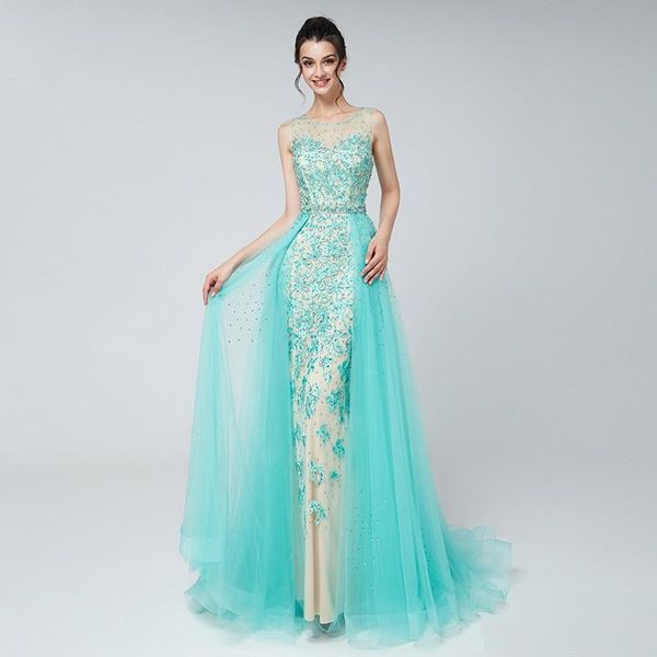 

jewel zipper tulle beads overskirt 2020 elegant beading vestidos de festa evening wear formal occasion gown, Black;red