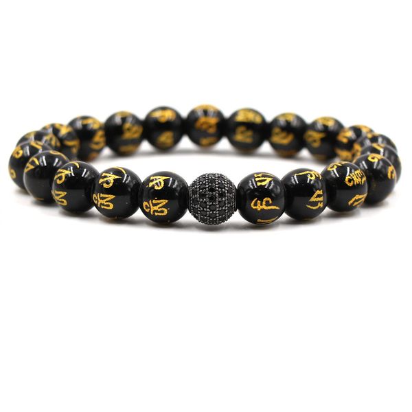 

будда браслет из бисера черного золота из природного камня бисер браслет braceletfor menfriend подарки charm 2019 classics strand ювелирных, Black