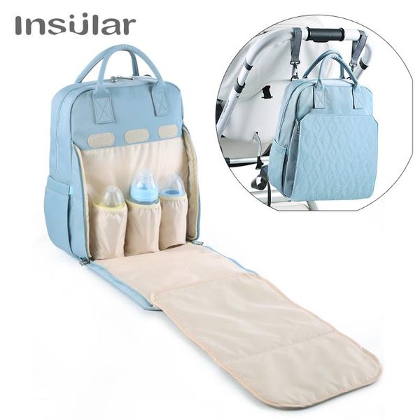 

островные мода мумия материнства подгузник сумка для младенца заботы путешествия рюкзак дизайнер большой емкости детская коляска пеленки рюк