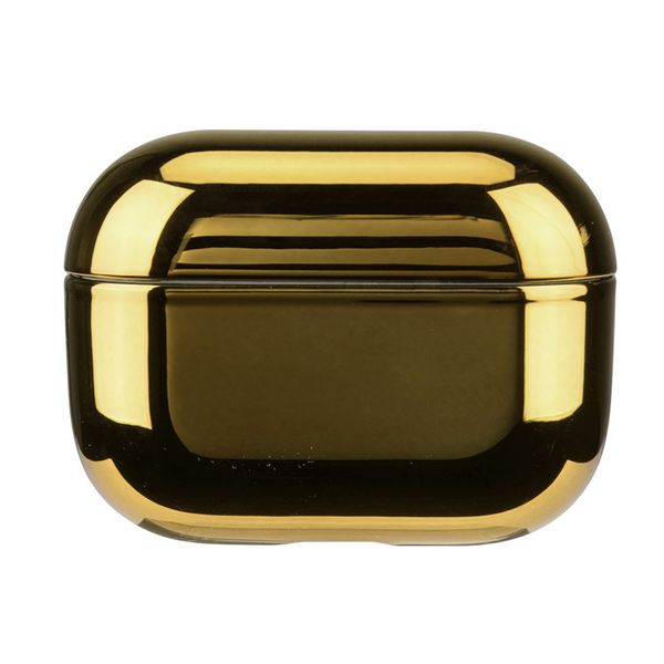 

гальванические hard shell наушники чехлы для airpods pro защитный чехол luxury gold box защита от падения обложка для airpods 2