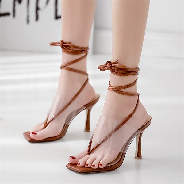 

2020 summer women serpentine sandals 9cm high heels transparent strap stripper fetish shoes lady platform dress up toe pumps, Black