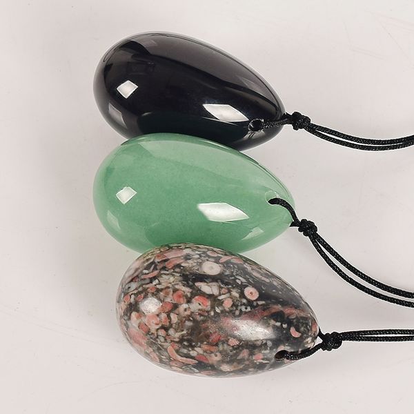 2019 Yoni Eggs Set Natural Jade Massage Crystal Stone For Kegel