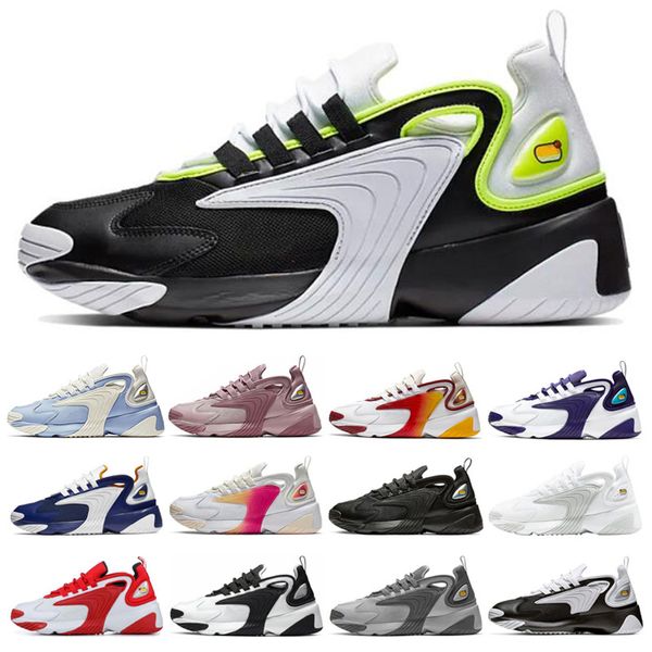 

zoom 2k мужчины увеличить 2k черный белый сливочный белый гонки красный тройной черный кроссовки белый черный синий zm тренер дизайнерские к