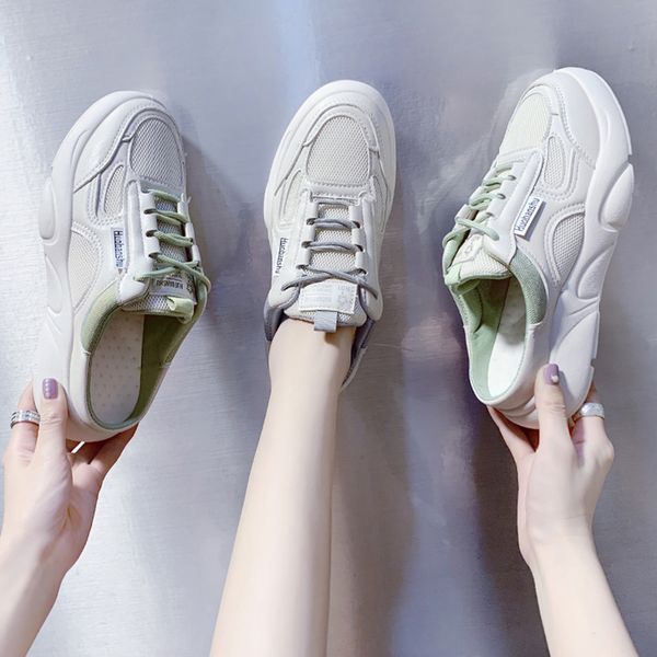 

loafers slippers women summer flat shoes female slides low pantofle cover toe 2020 basic pu rubber cross-tied, Black