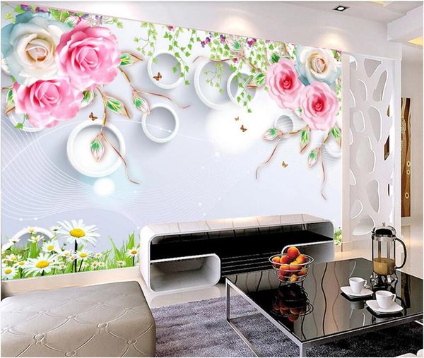 

wdbh 3d p wallpaper custom mural home improvement 3d rose flower living room sofa tv wall background wall home decor wall art pictures