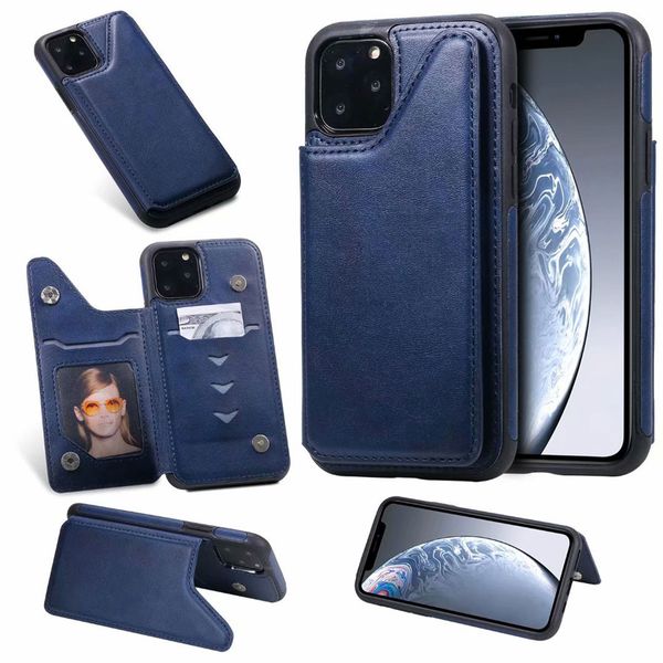 

слот для карты кожаный флип чехол для iphone 11 pro max x xr xs 8 7 6 plus