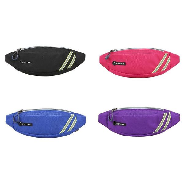 

nylon casual women men shoulder waist packs chest bag teen portable croosbody fanny pouch bags male feminina small travel zipper
